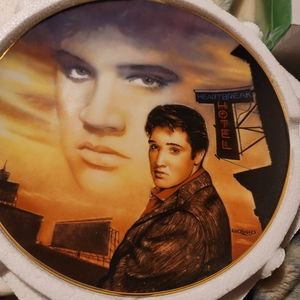 Elvis collectors plate